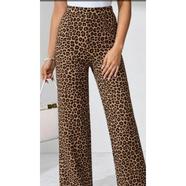 Kadın Yüksek Bel Paçaya Doğru Geniş Dalgıç Pantolon