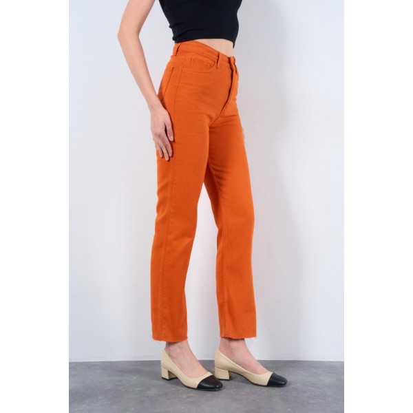 Strong Düz Pantolon - Oranj