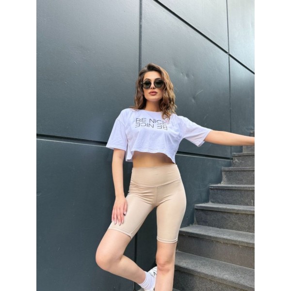 Kadın Yüksek Ben Toparlayıcı Sort Tayt