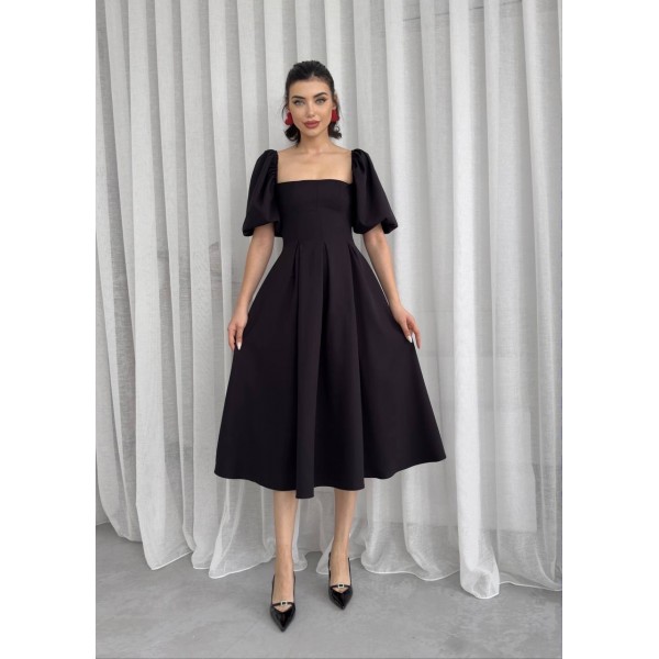 Benjamin Çan Etekli Midi Boy Elbise