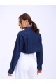 6603 KOT BLUZ-MAVİ