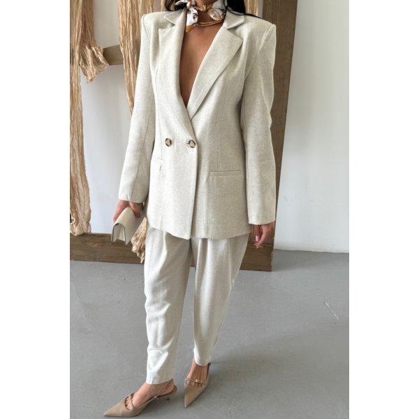 KETEN CEKET - PANTOLON TAKIM - Ham