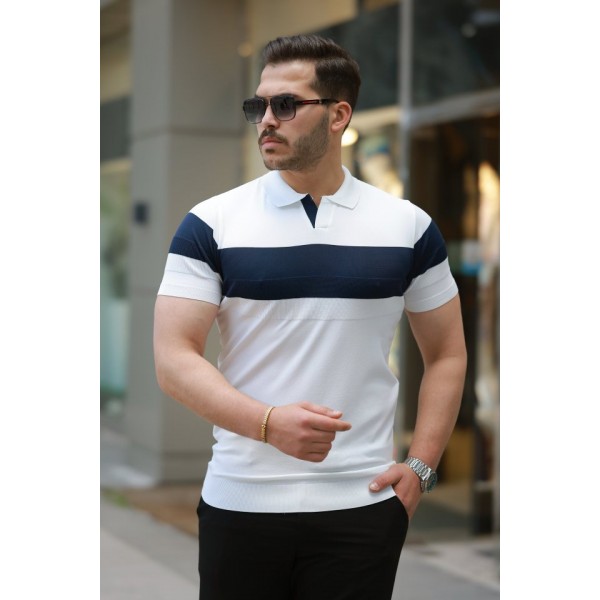 Erkek Yakalı Kısa Kollu Tişört