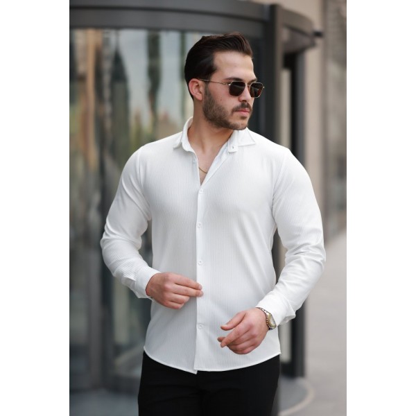 Erkek Fitilli Uzun Kollu Gömlek