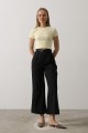 Kemer Pens Detaylı Pantolon - Siyah