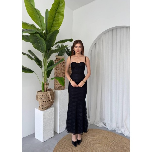 Kalıse İp Askılı Elbise