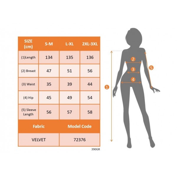 Kadı Uzun Kollu Omuzdan Büzgülü Yandan Taş Detaylı Uzun Kadife Elbise