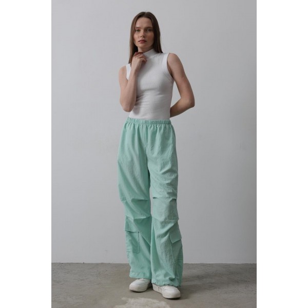 Paraşüt Cargo Pantolon - Mint