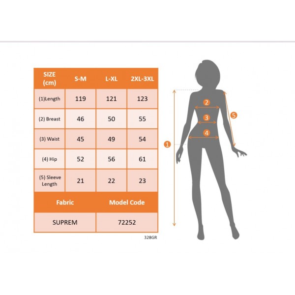 Kadın Kısa Kollu Bisiklet Yaka Desenli Belden Bağlamalı Yandan Yırtmaçlı Süprem Elbise