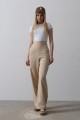 Beli Yarım Lastikli Palazzo Pantolon - Camel