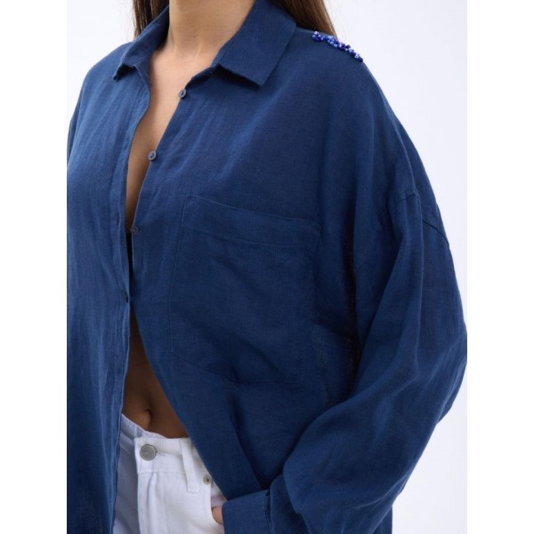 7399 GÖMLEK-LACİVERT