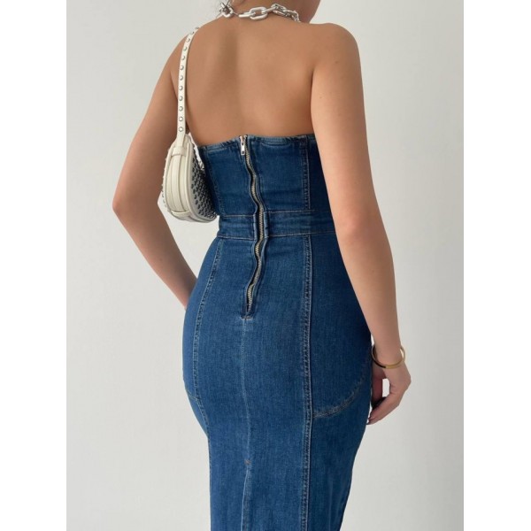 Izer Straplez Elbise