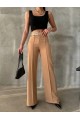 DREAMS ETİKETLİ PALAZZO PANTOLON - Bej