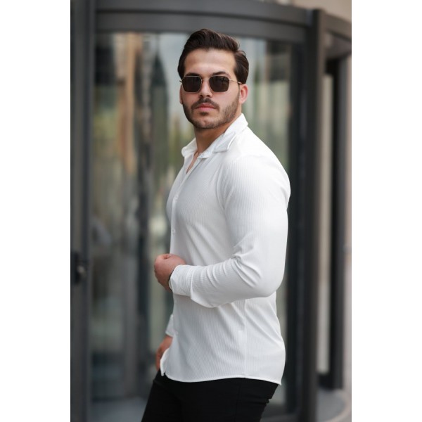 Erkek Fitilli Uzun Kollu Gömlek