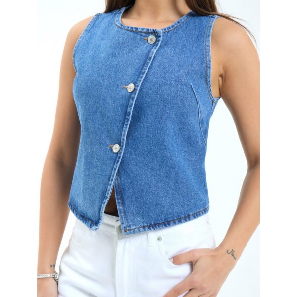 7401 KOT YELEK-MAVİ