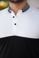 Erkek Yakalı çift Renk Kısa Kollu T-shirt