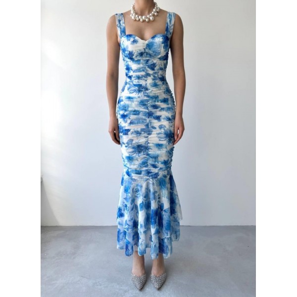 Peran Büzgülü Elbise