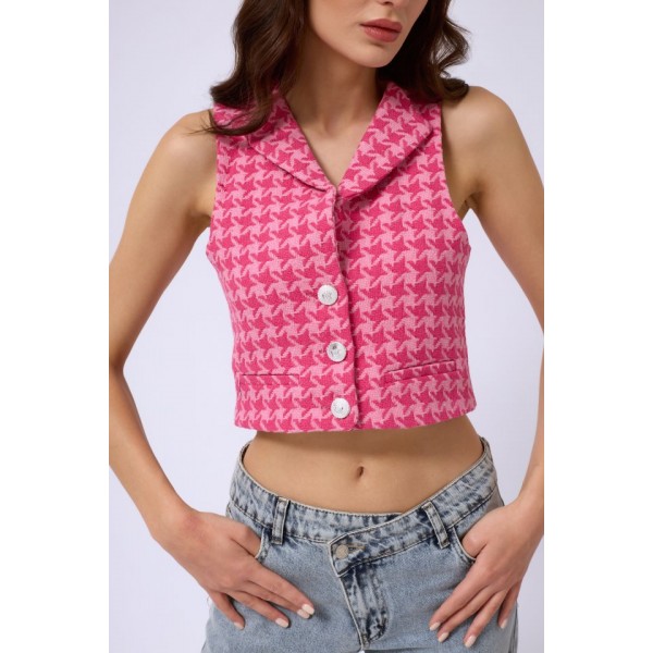 Kazayağı Crop Yelek