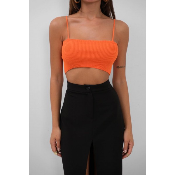 İnce Askılı Crop Top