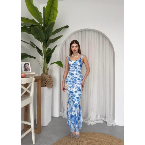 Peran Büzgülü Elbise