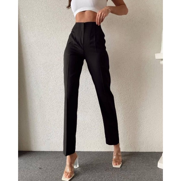 Kadın Plazo Dounle Kumaş Pantolon