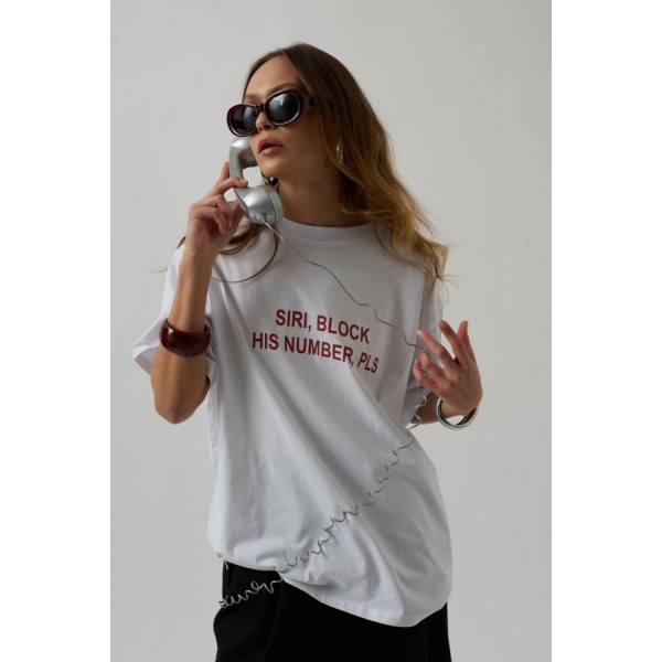 Ön Baskılı Oversize T-Shirt