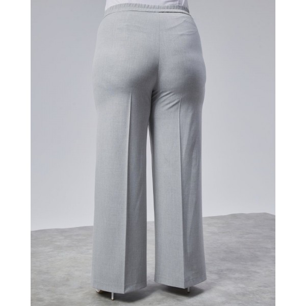 Poly Viscose Full Lycra Beli̇ Lasti̇kli̇ Battal Pantolon