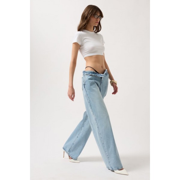 Düşük Bel Straight Jean