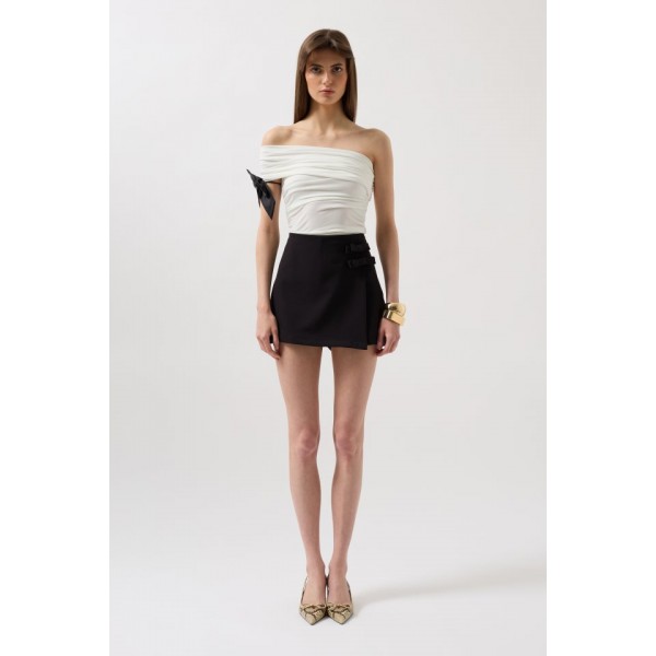 Fiyonk Detay Mini Etek