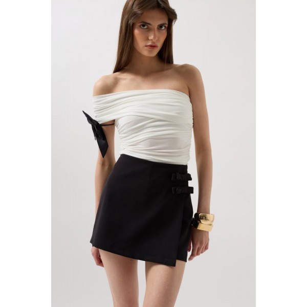 Fiyonk Detay Mini Etek