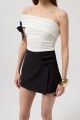 Fiyonk Detay Mini Etek