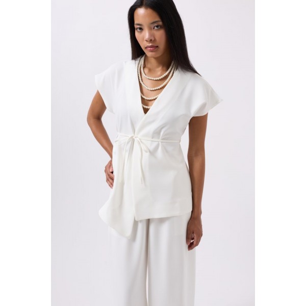 Bağcık Detay Yelek