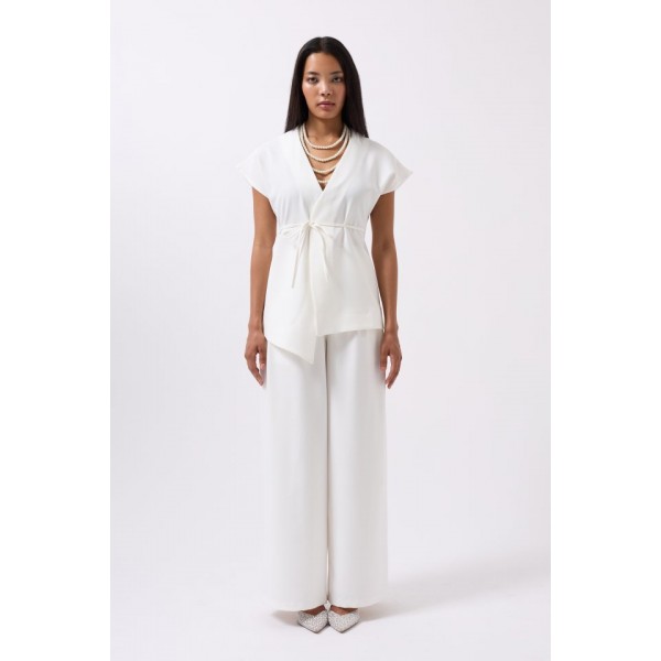 Bağcık Detay Yelek