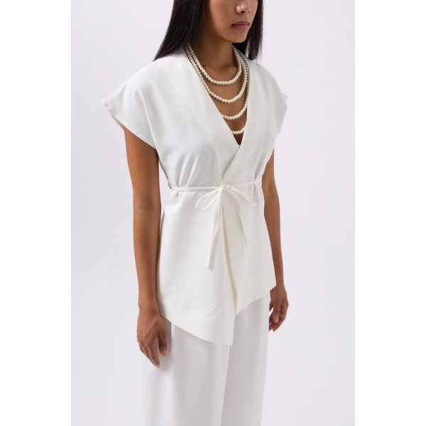 Bağcık Detay Yelek