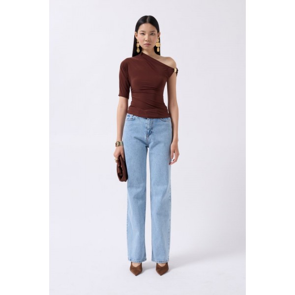 Aksesuar Detay Cutout Bluz