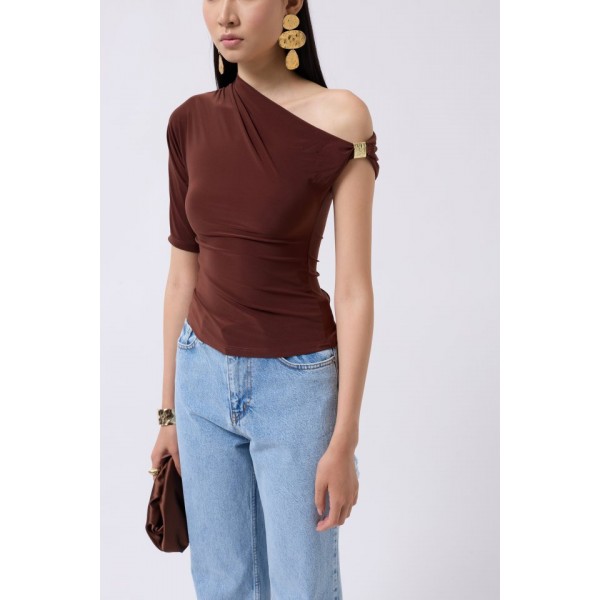 Aksesuar Detay Cutout Bluz