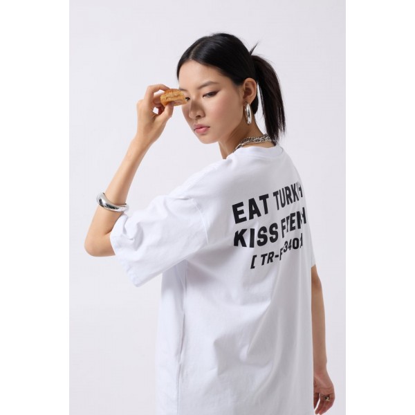 Turkish Sırt Baskılı Oversize T-Shirt