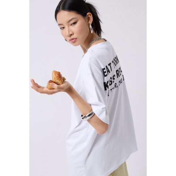 Turkish Sırt Baskılı Oversize T-Shirt