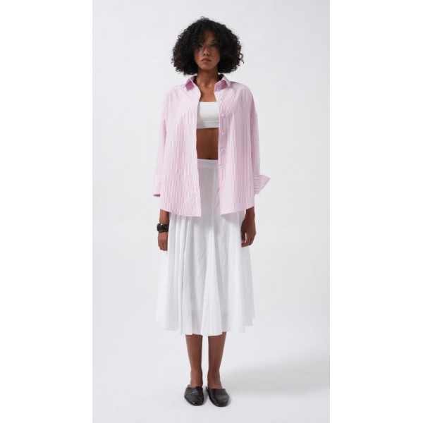 Çizgili Basic Gömlek