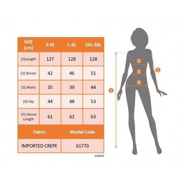 Kadın Uzun Kollu Kalp Yakalı Asimetrik Kesim Detaylı Ithal Krep Uzun Elbise