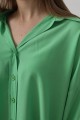 Geniş Manşet Detaylı Gömlek - A.Yeşil