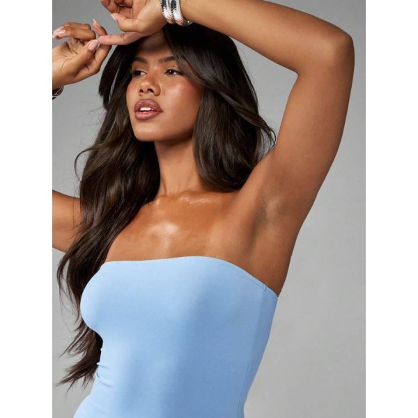 Kadın Straplez Mini Elbise