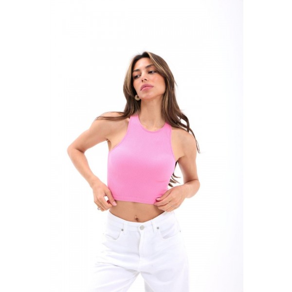 2501 SPORCU YARIM T-SHİRT-PEMBE