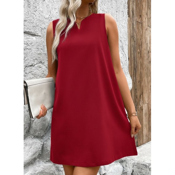 Kadın Askılı V Yakalı Geniş Kesim Detaylı Kısa Janjan Krep Elbise