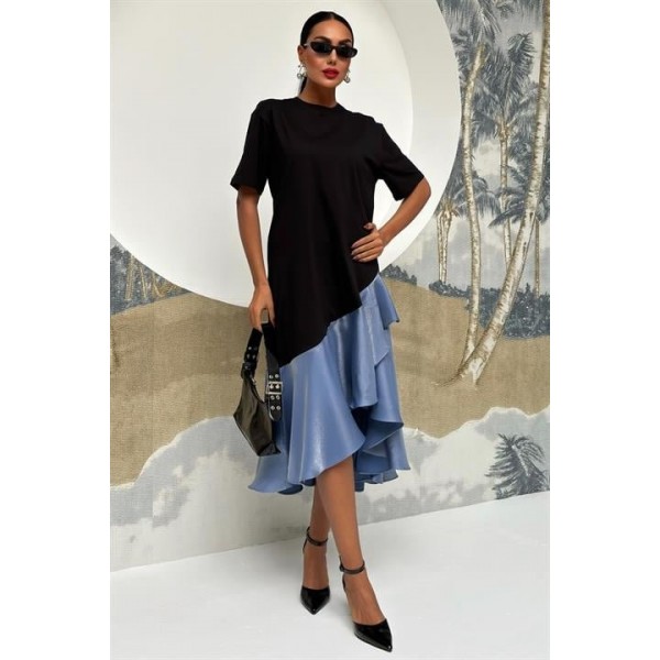 Volanlı Süprem Elbise 2864