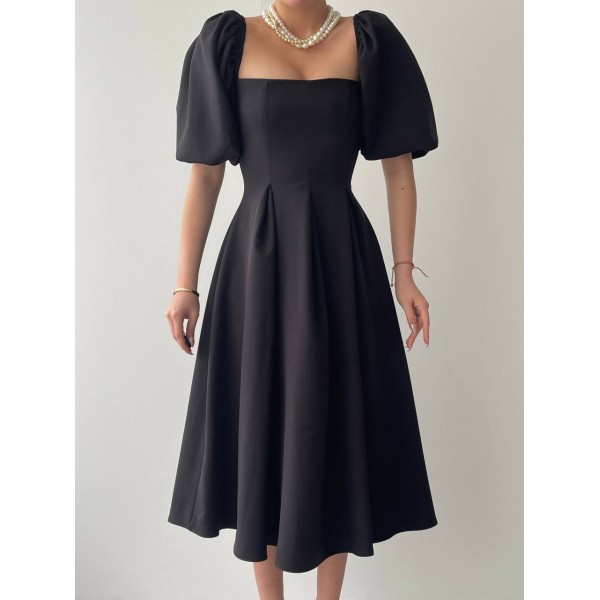 Benjamin Çan Etekli Midi Boy Elbise