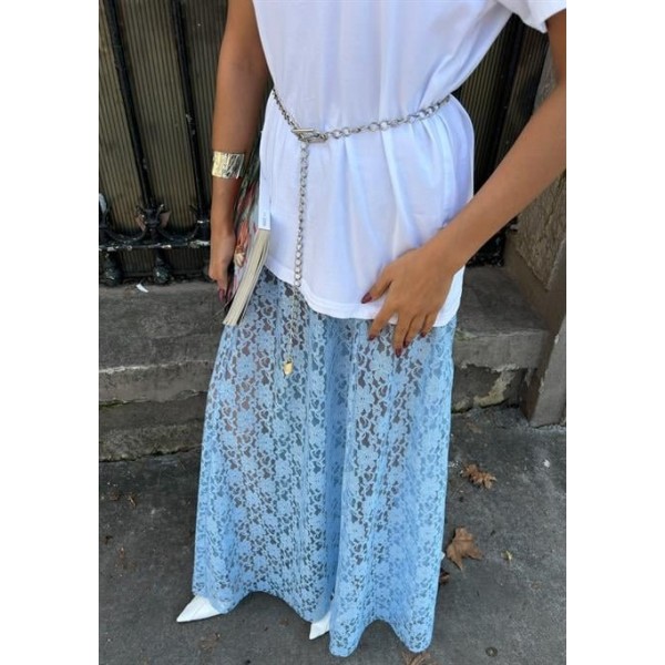 Maxi Dantel Etek 4047