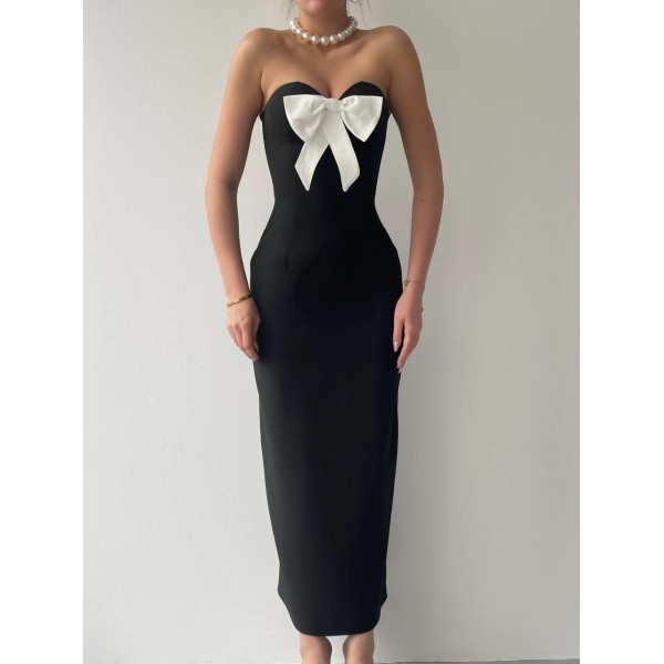 Harvoy Straplez Elbise