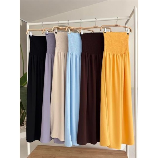 Göğsü Gipeli Straplez Elbise 2878