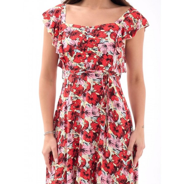 5370 ELBİSE-KIRMIZI